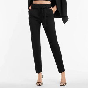 Express High-Waisted Paperbag Ankle Pant